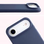 Carcasa Bizon Soft compatibila cu iPhone 17 Air, Dark Blue 6 - lerato.ro
