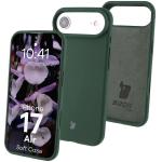 Carcasa Bizon Soft compatibila cu iPhone 17 Air, Dark Green 3 - lerato.ro