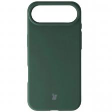 Carcasa Bizon Soft compatibila cu iPhone 17 Air, Dark Green