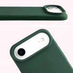 Carcasa Bizon Soft compatibila cu iPhone 17 Air, Dark Green 6 - lerato.ro