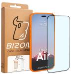 Kit protectie 2 in 1 BizonMobile, Carcasa Bizon Angelo si Folie sticla securizata Bizon Glass Edge, compatibil cu iPhone 17 Air, Portocaliu 9 - lerato.ro