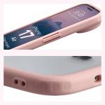 Carcasa Bizon Angelo compatibila cu iPhone 17 Air, Transparent / Roz 5 - lerato.ro