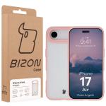 Carcasa Bizon Angelo compatibila cu iPhone 17 Air, Transparent / Roz 7 - lerato.ro