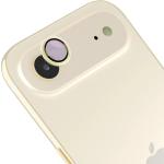 Folie sticla camera foto Bizon Glass Snap Lens compatibila cu iPhone 17 Air, Gold 2 - lerato.ro