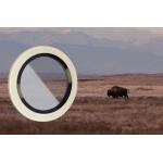 Folie sticla camera foto Bizon Glass Snap Lens compatibila cu iPhone 17 Air, Gold 4 - lerato.ro