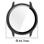 Carcasa cu protectie ecran din sticla securizata BizonMobile compatibila cu Garmin Vivoactive 6 42 mm, Negru 3 - lerato.ro