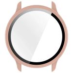 Carcasa cu protectie ecran din sticla securizata BizonMobile compatibila cu Garmin Vivoactive 6 42 mm, Roz 9 - lerato.ro