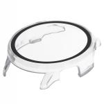 Carcasa cu protectie ecran din sticla securizata BizonMobile compatibila cu Garmin Vivoactive 6 42 mm, Transparent 7 - lerato.ro