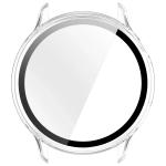 Carcasa cu protectie ecran din sticla securizata BizonMobile compatibila cu Garmin Vivoactive 6 42 mm, Transparent 9 - lerato.ro