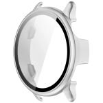Carcasa cu protectie ecran din sticla securizata BizonMobile compatibila cu Garmin Vivoactive 6 42 mm, Silver 4 - lerato.ro