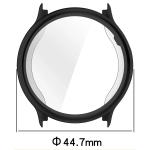 Carcasa cu protectie ecran din sticla securizata BizonMobile Felipe compatibila cu Garmin Vivoactive 6 42mm, Negru 3 - lerato.ro