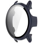 Carcasa cu protectie ecran din sticla securizata BizonMobile compatibila cu Garmin Vivoactive 6 42 mm, Albastru 4 - lerato.ro