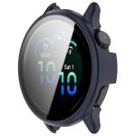 Carcasa cu protectie ecran din sticla securizata BizonMobile compatibila cu Garmin Vivoactive 6 42 mm, Albastru 6 - lerato.ro