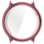 Carcasa cu protectie ecran din sticla securizata BizonMobile Felipe compatibila cu Garmin Vivoactive 6 42mm, Roz 7 - lerato.ro