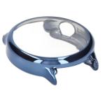 Carcasa cu protectie ecran din sticla securizata BizonMobile Felipe compatibila cu Garmin Vivoactive 6 42mm, Albastru 6 - lerato.ro