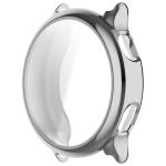 Carcasa cu protectie ecran din sticla securizata BizonMobile Felipe compatibila cu Garmin Vivoactive 6 42mm, Silver 4 - lerato.ro