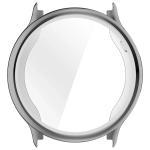 Carcasa cu protectie ecran din sticla securizata BizonMobile Felipe compatibila cu Garmin Vivoactive 6 42mm, Silver 7 - lerato.ro