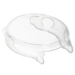 Carcasa cu protectie ecran din sticla securizata BizonMobile Felipe compatibila cu Garmin Vivoactive 6 42mm, Transparent 6 - lerato.ro