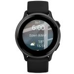 Folie sticla securizata Bizon Glass Watch Edge Hybrid compatibila cu Garmin Vivoactive 6, Negru 3 - lerato.ro