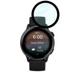 Folie sticla securizata Bizon Glass Watch Edge Hybrid compatibila cu Garmin Vivoactive 6, Negru 6 - lerato.ro