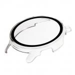 Carcasa cu protectie ecran din sticla securizata BizonMobile Watch compatibila cu Garmin Vivoactive 5 42mm, Transparent 3 - lerato.ro