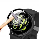 Folie sticla hibrid Bizon Watch Edge Hybrid compatibile cu Garmin Vivoactive 5, Negru 6 - lerato.ro