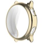 Carcasa cu protectie ecran din sticla securizata BizonMobile Felipe compatibila cu Garmin Vivoactive 6 42mm, Gold 4 - lerato.ro
