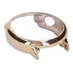 Carcasa cu protectie ecran din sticla securizata BizonMobile Felipe compatibila cu Garmin Vivoactive 6 42mm, Gold 6 - lerato.ro