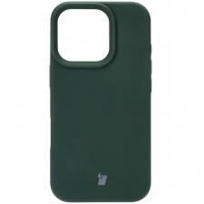 Carcasa Bizon Soft compatibila cu iPhone 16 Pro, Dark Green