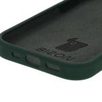 Carcasa Bizon Soft compatibila cu iPhone 16 Pro, Dark Green 10 - lerato.ro