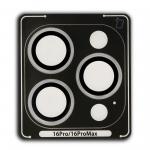 Protectie camera foto Bizon Glass Snap Lens compatibile cu iPhone 16 Pro / 16 Pro Max, Silver 3 - lerato.ro