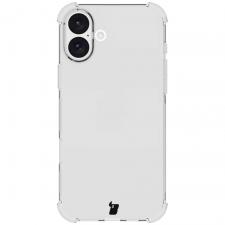 Carcasa Bizon Salpa compatibila cu iPhone 16 Plus, Transparent