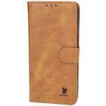 Husa flip cover Bizon Pocket compatibila cu iPhone 16 Plus, Maro 4 - lerato.ro