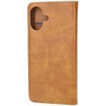 Husa flip cover Bizon Pocket compatibila cu iPhone 16 Plus, Maro 5 - lerato.ro