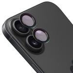 Protectie camera foto Bizon Glass Snap Lens compatibile cu iPhone 16 / 16 Plus, Negru 2 - lerato.ro