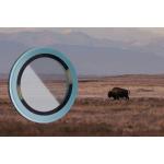 Protectie camera foto Bizon Glass Snap Lens compatibile cu iPhone 16 / 16 Plus, Turcoaz 4 - lerato.ro