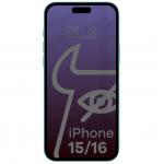 Folie sticla securizata Bizon Glass Edge Shadow Privacy compatibila cu iPhone 16, Negru 2 - lerato.ro