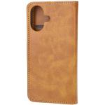 Husa flip cover Bizon Pocket compatibila cu iPhone 16, Maro 5 - lerato.ro