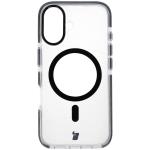 Carcasa Bizon Marco cu MagSafe compatibila cu iPhone 16, Transparent / Negru 2 - lerato.ro