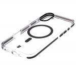 Carcasa Bizon Marco cu MagSafe compatibila cu iPhone 16, Transparent / Negru 4 - lerato.ro
