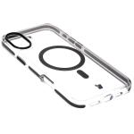 Carcasa Bizon Marco cu MagSafe compatibila cu iPhone 16, Transparent / Negru 5 - lerato.ro