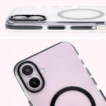 Carcasa Bizon Marco cu MagSafe compatibila cu iPhone 16, Transparent / Negru 7 - lerato.ro
