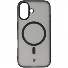 Carcasa Bizon MatteO cu MagSafe compatibila cu iPhone 16, Negru