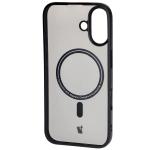 Carcasa Bizon MatteO cu MagSafe compatibila cu iPhone 16, Negru 4 - lerato.ro