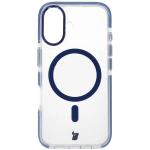 Carcasa Bizon Marco cu MagSafe compatibila cu iPhone 16, Transparent / Albastru 2 - lerato.ro