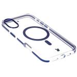 Carcasa Bizon Marco cu MagSafe compatibila cu iPhone 16, Transparent / Albastru 5 - lerato.ro