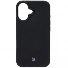 Carcasa Bizon Soft compatibila cu iPhone 16, Negru