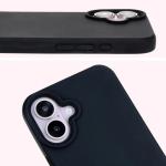 Carcasa Bizon Soft compatibila cu iPhone 16, Negru 11 - lerato.ro
