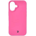 Carcasa Bizon Soft compatibila cu iPhone 16, Fucsia 2 - lerato.ro