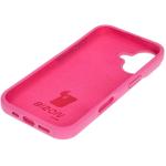 Carcasa Bizon Soft compatibila cu iPhone 16, Fucsia 9 - lerato.ro